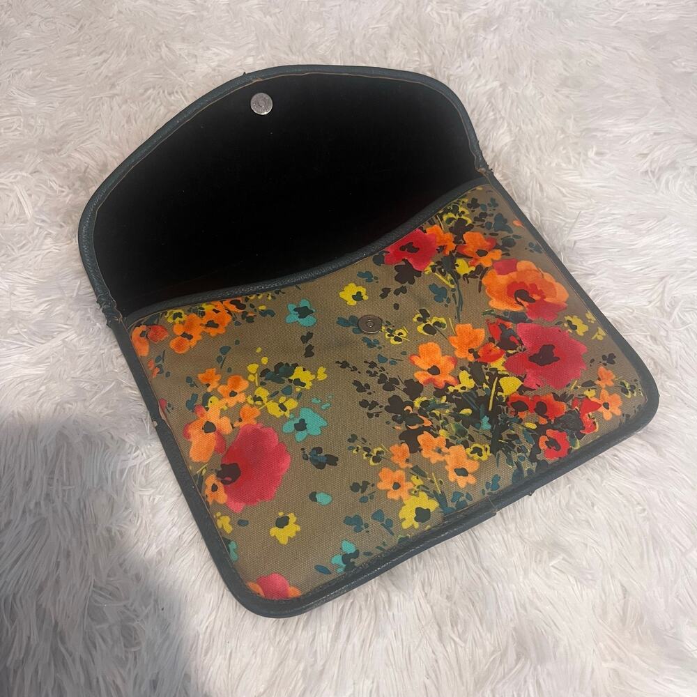 Anthropologie Floral iPad Tablet Case Cover 10.5x8.5 Pouch Organizer Stationary - Picture 2 of 7